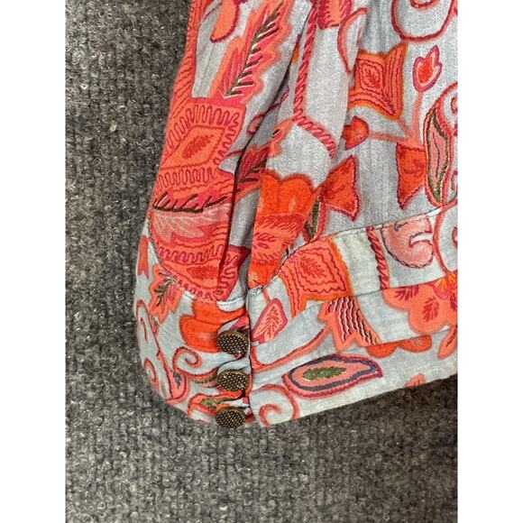 Soft Surroundings Boho Print Button Top Women’s Size Large - Picture 7 of 11